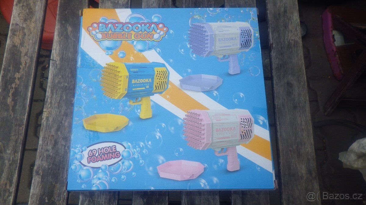 Bublifuková pistole BAZOOKA - 2