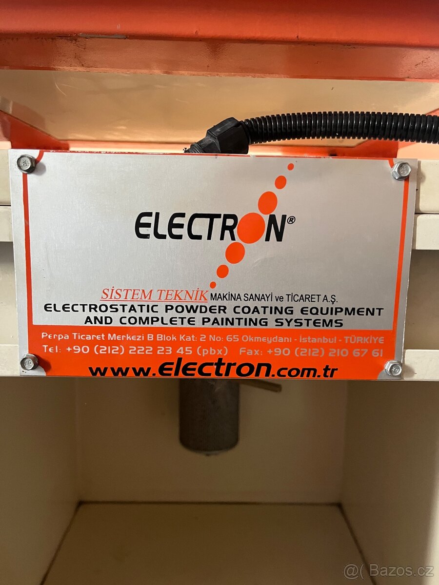 Průmyslová pec pro práškové lakování – ELECTRON (Sistem Tekn - 2