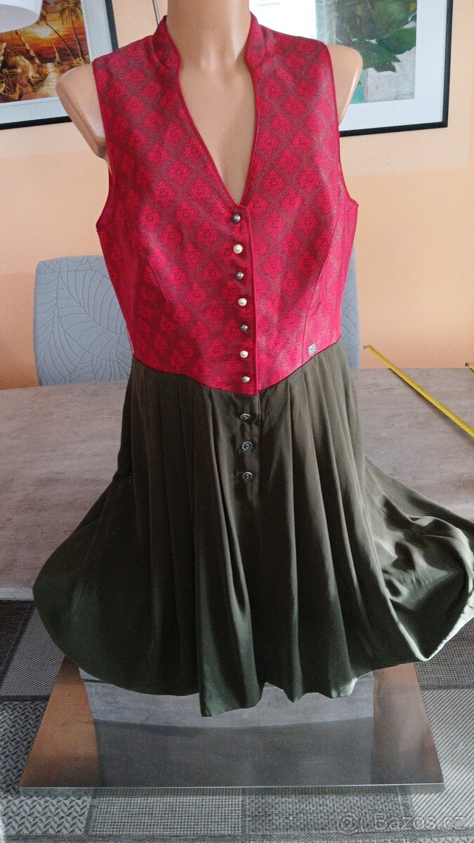Krojové šaty dirndl Spieth & Wensky vel.M - 2