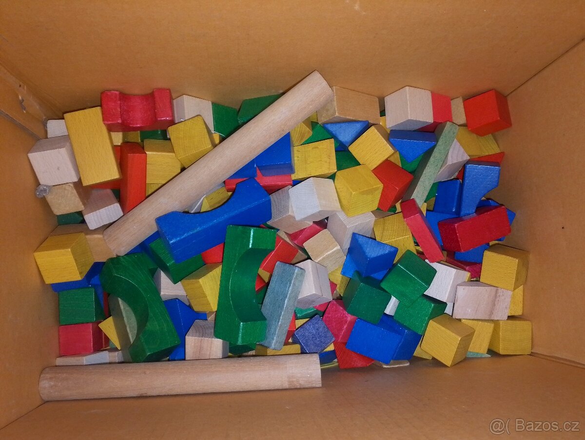 Kostky bukové 564 ks - 2