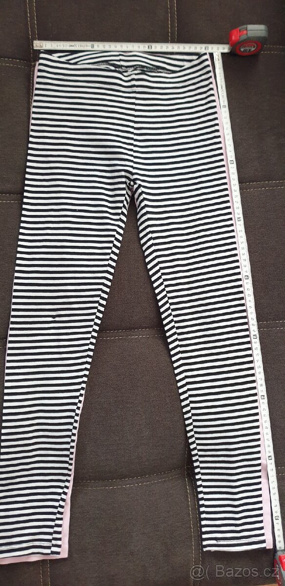 2x legíny 146/152 10 až 12let. - 2