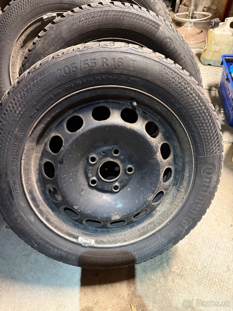 5x112 R16 se zimními pneu Continental - 2