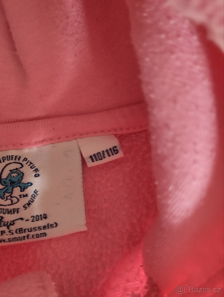 Fleecová mikina Šmoulinka - 2