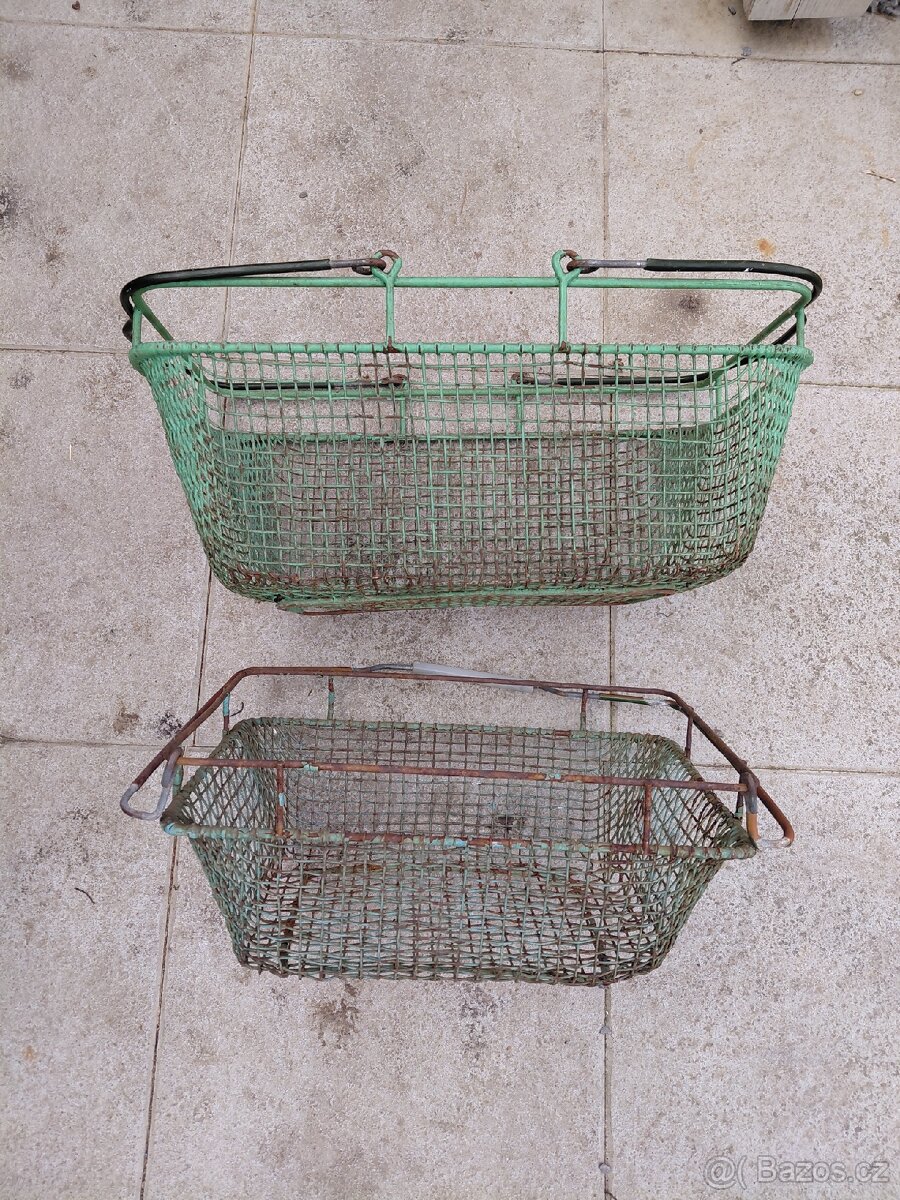 Retro nákupní košík - retro Československo - 2