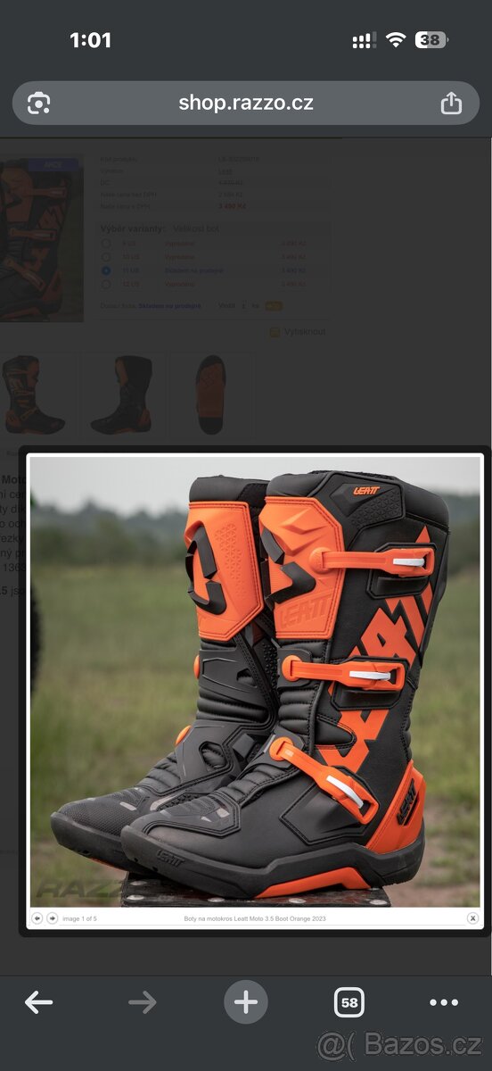 Prodám motokrosové boty - 2