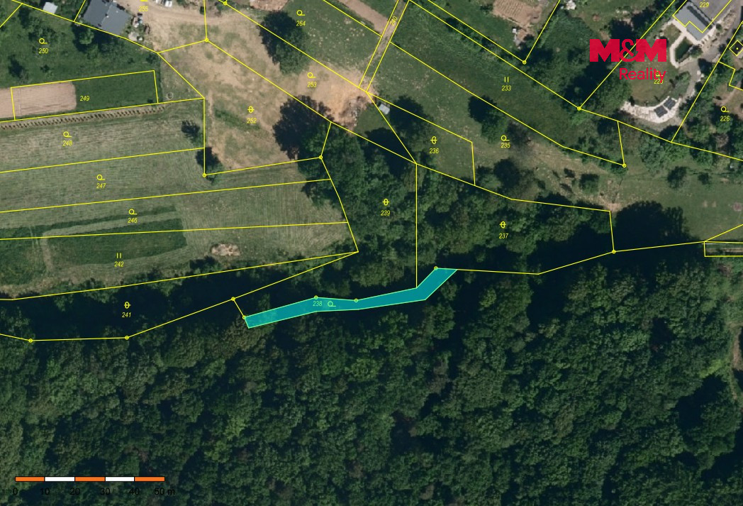 Prodej lesa, 339539 m², Fryšták - 2