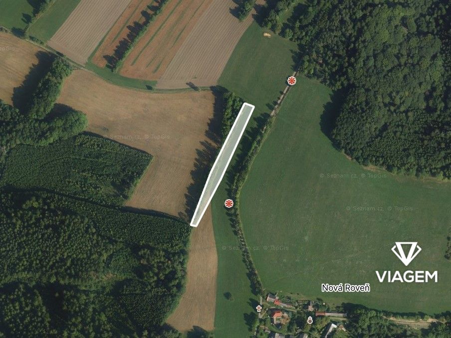 Pole 2 809 m², Podíl 33 % o výměře 936 m² - 2