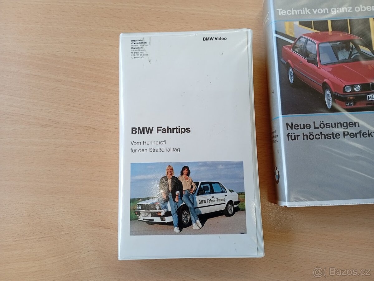 BMW VHS E30, E31, E32, E34 - originální promo videa - 2