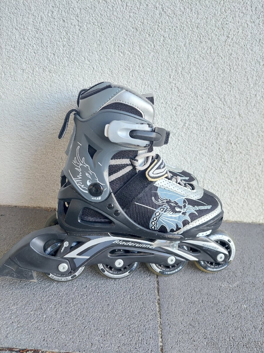 Dětské kolečkové brusle /inline/ BLADERUNNER, vel. 32-35 - 2