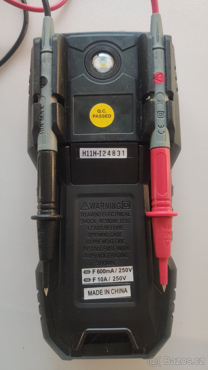 Digitální Multimetr Tester Proudu Napětí Tacklife DM01M - 2