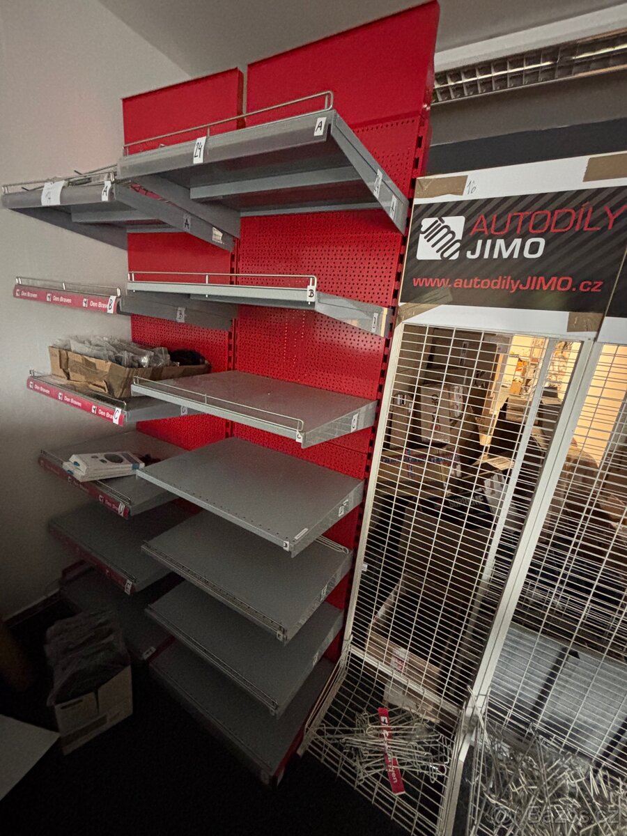 Kovový regàl 2200x470x1150mm, jako nový - 2