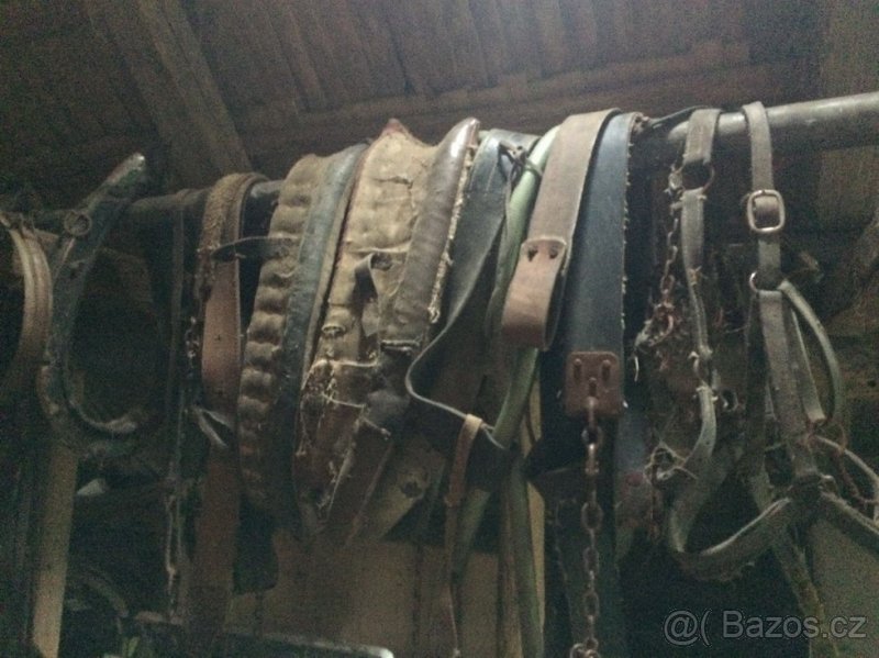 Prodám 2 staré otomany, křeslo, hist. pračku, necky - 2