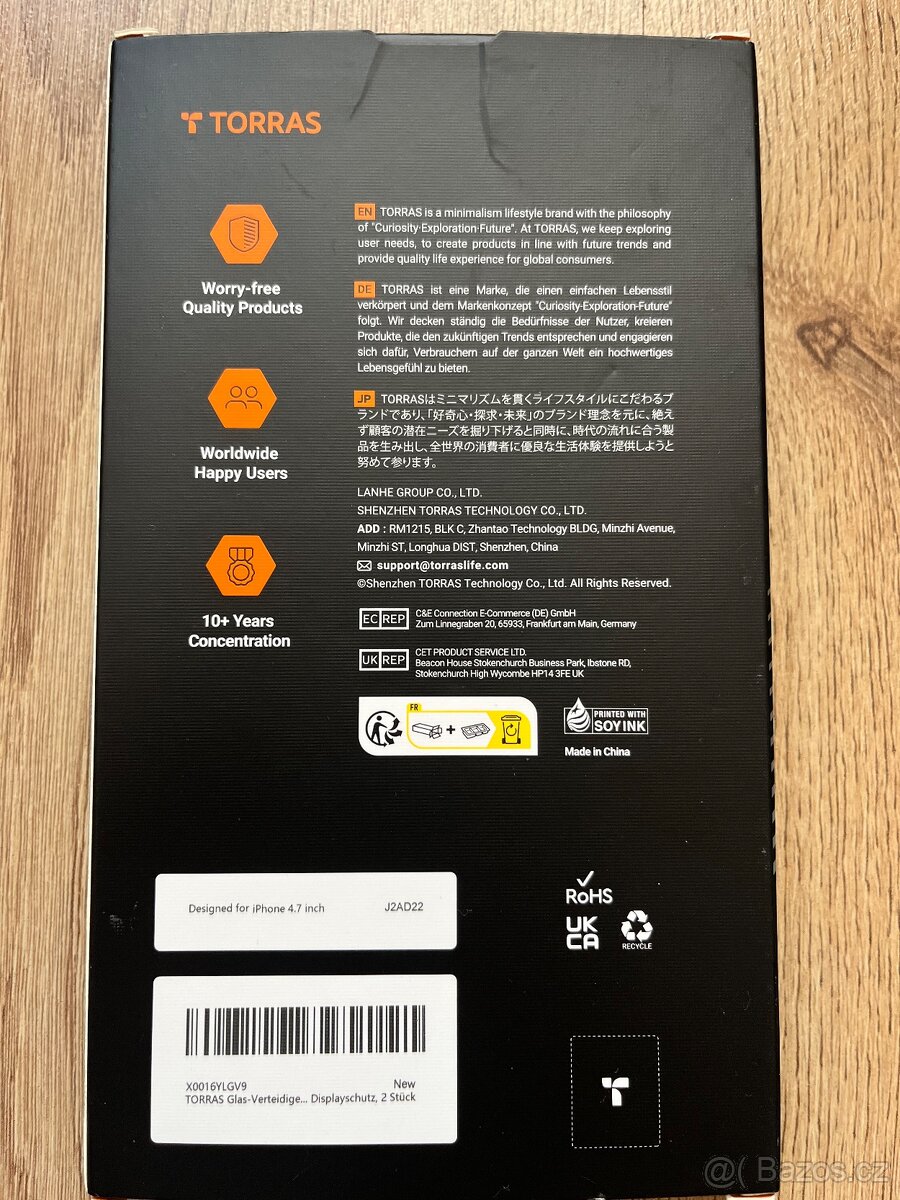 Ochranné tvrzené sklo_ iPhone 6, 6s, 7, 8, SE 2020 a SE 2022 - 2