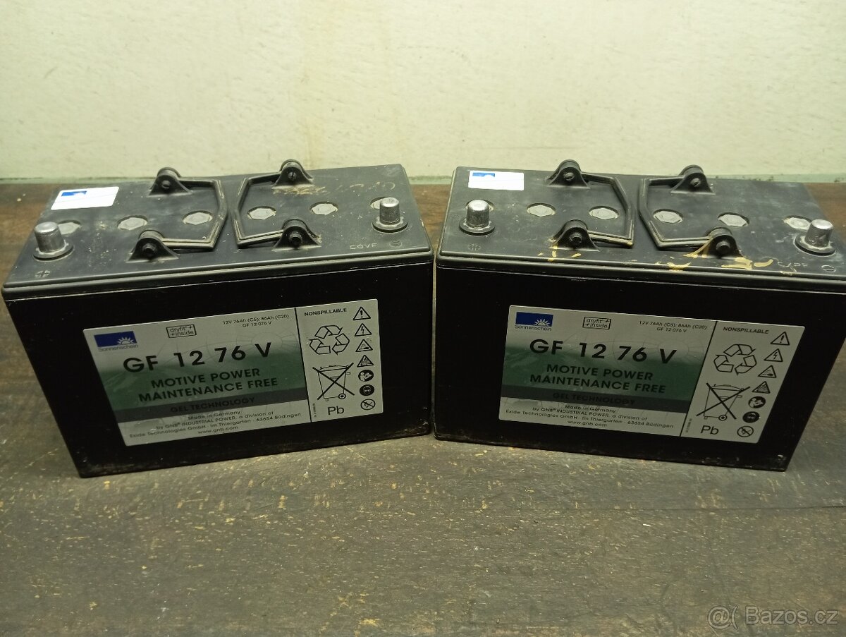 Trakční baterie + 24V nabíječka - 2