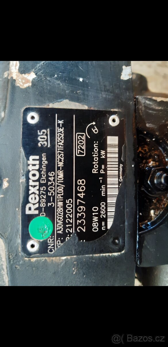 Hydraulické pístové čerpadlo REXROTH - 2