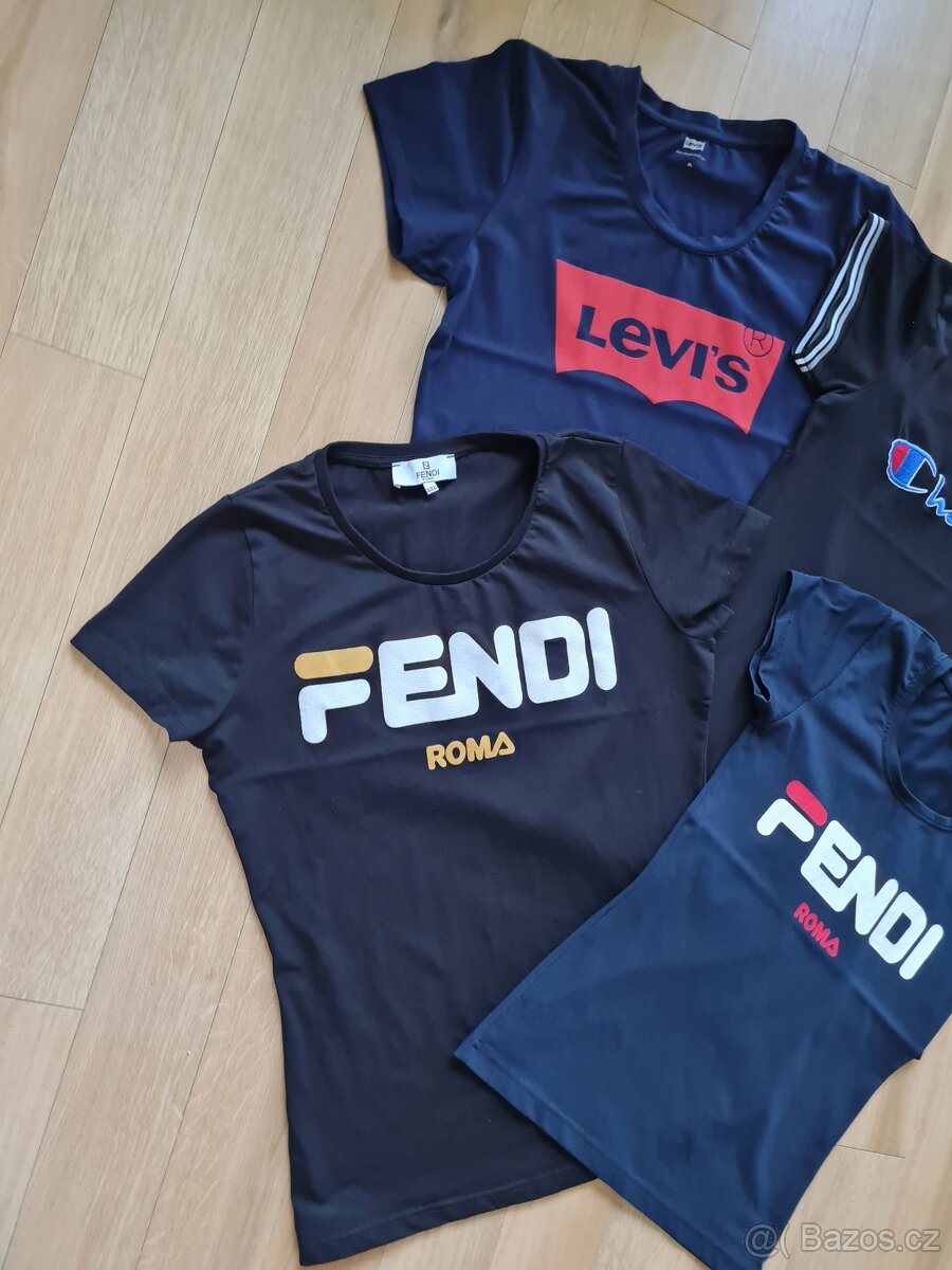 FENDI, CHAMPIONS, LEVI'S trika vel. S - 2