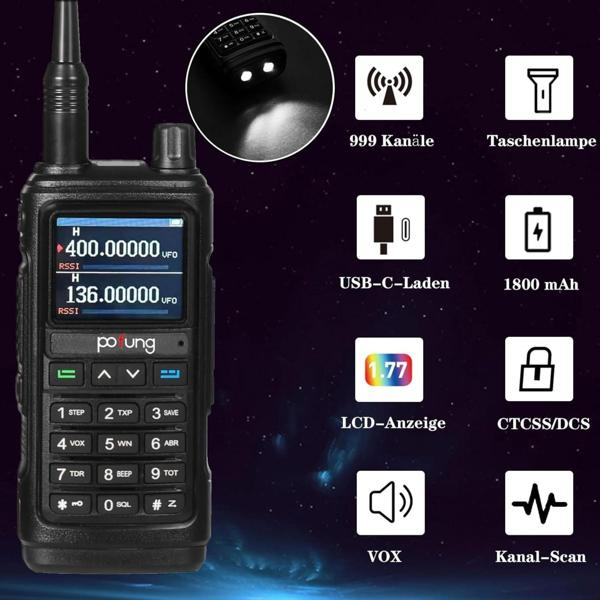 vysílačka Pofung BF-17E 5W s dlouhým dosahem - 2