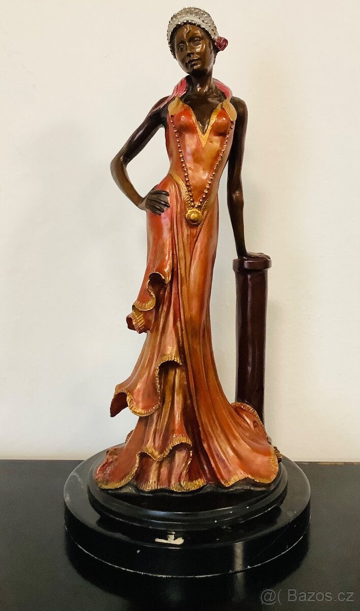 Starožitná bronzová socha Francie - 2