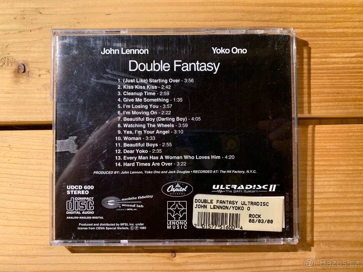 JOHN LENNON YOKO ONO DOUBLE FANTASY CD, ORIGINAL MASTER - 2