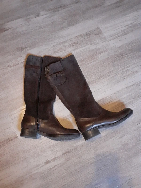 Kožené kozačky GEOX vel.39 - 2