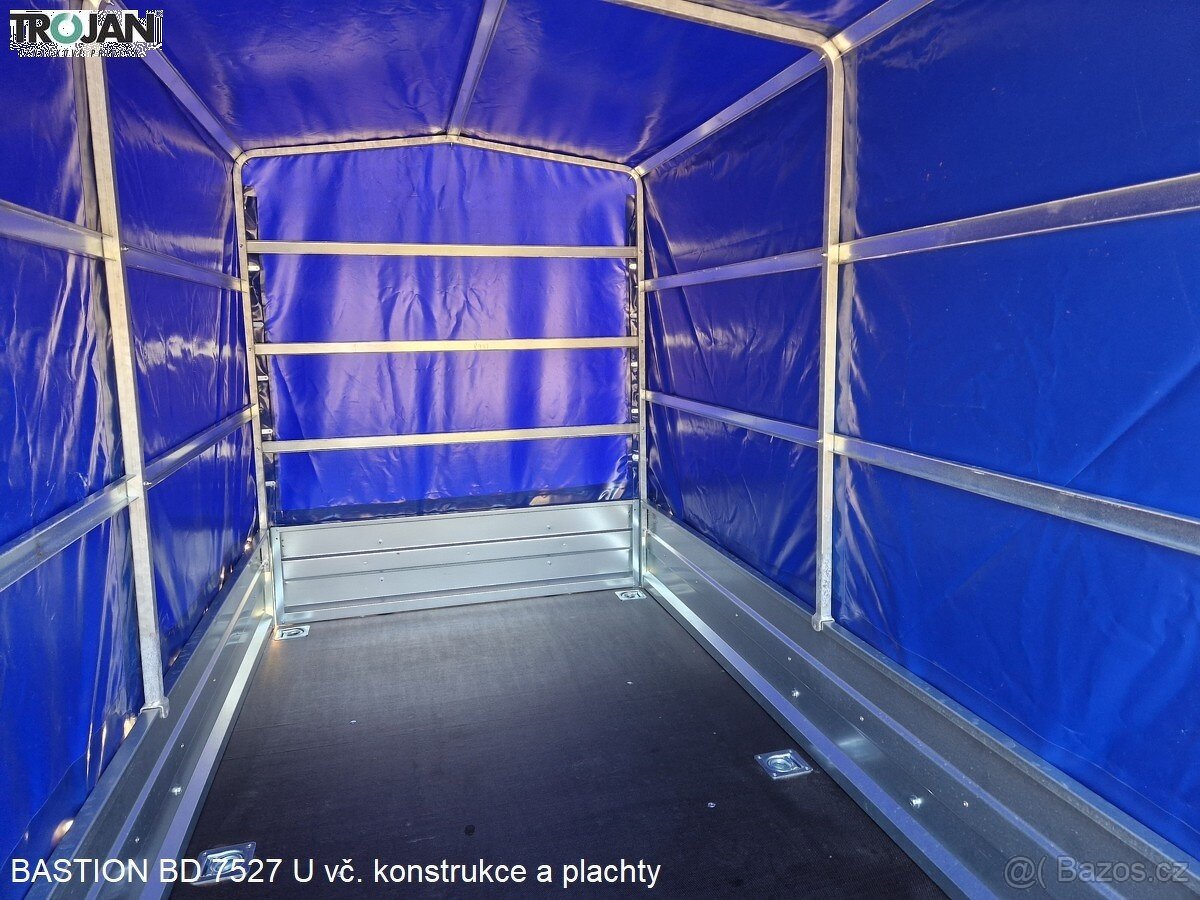 Nákladní přívěs BASTION 7527 U vč. konstrukce a plachty - 2