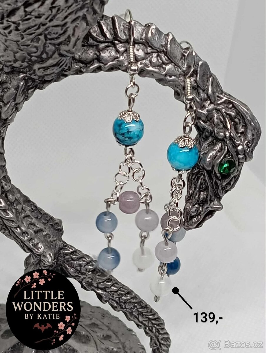 Handmade náušnice Dlouhé - 2