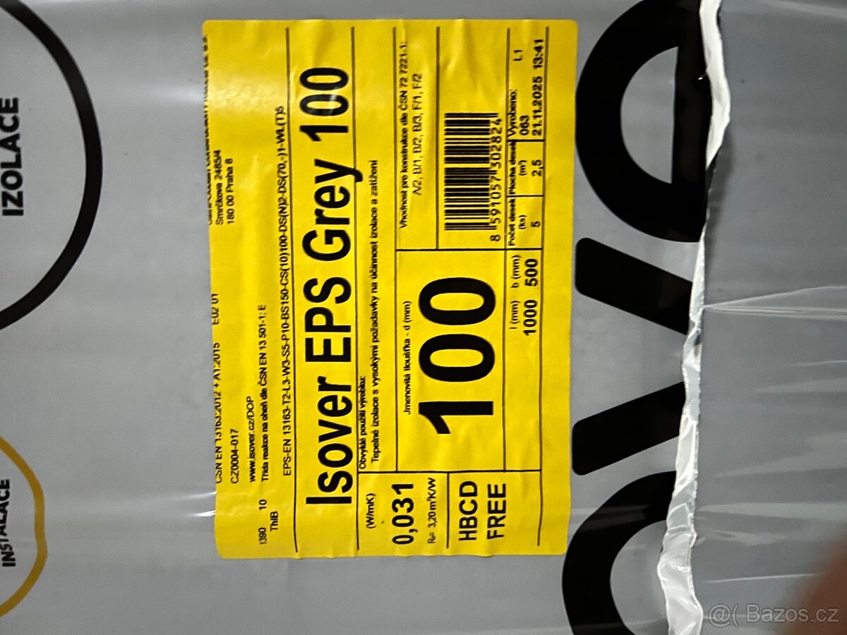 Isover EPS GREY 100 100mm - 2