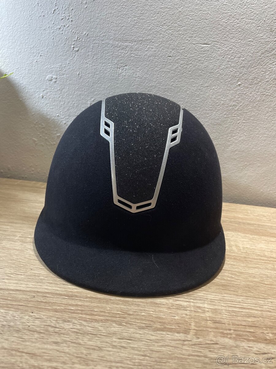 Jezdecká helma Graz HKM černá - 2