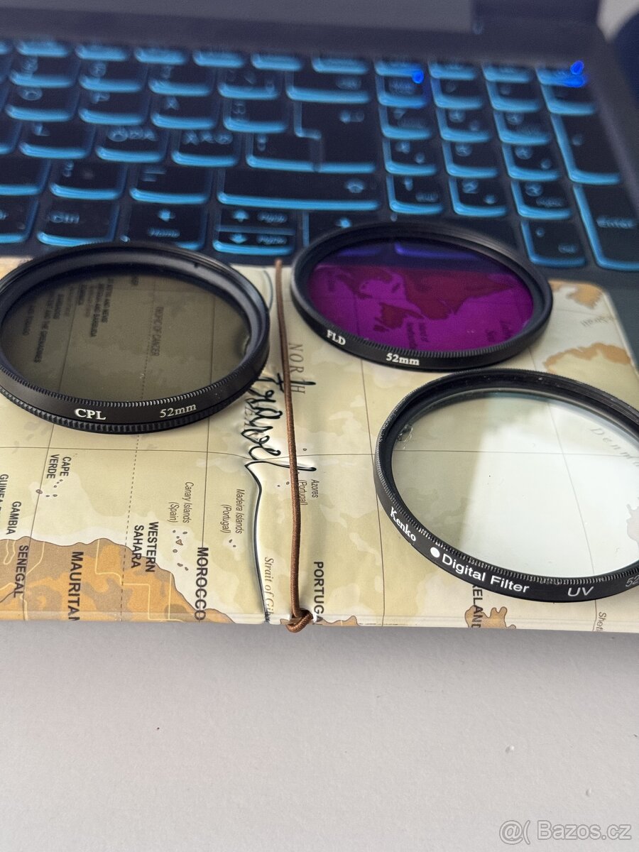 Sada filtrů 52 mm - CPL, FLD, UV - 2