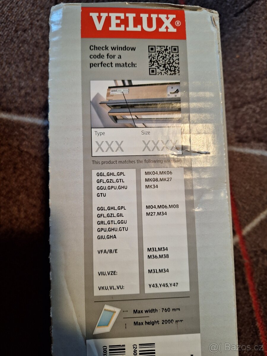 Síť proti hmyzu VELUX vnitřní - 2