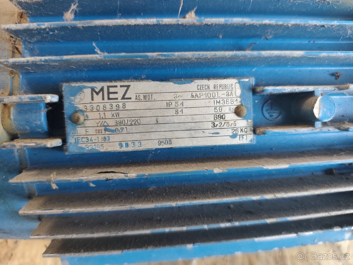 Třífázový přírubový motor - 2