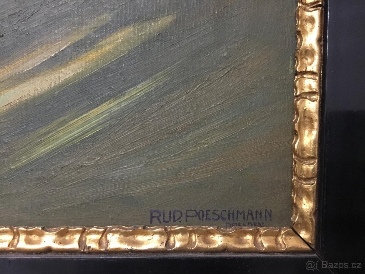 Obraz olej Rudolf Poeschmann - 2
