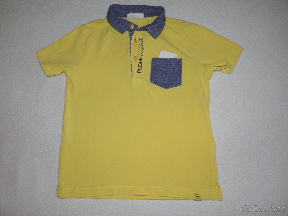 2 chlapecká trička zn. Coccodrillo vel.104/110 - 2