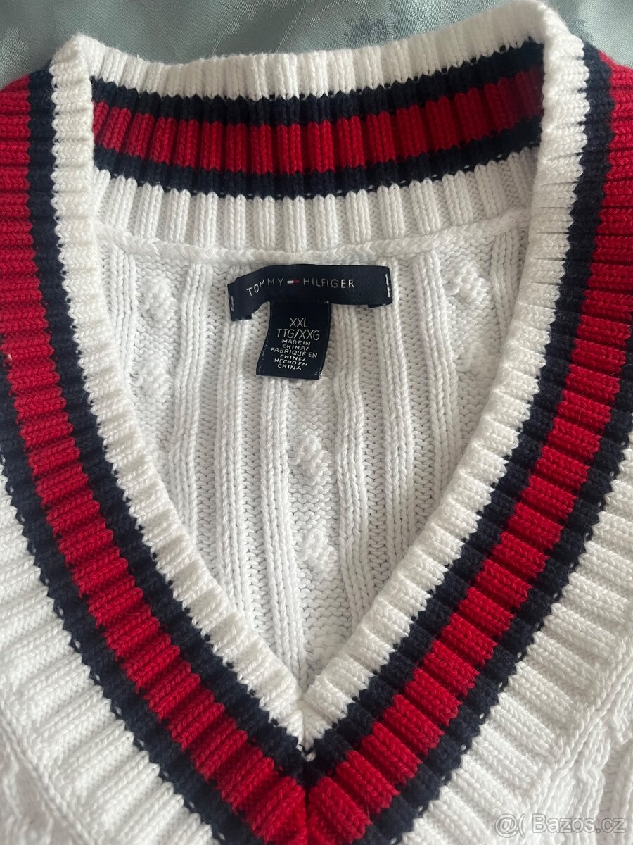 Svetr Tommy Hilfiger bílý - 2