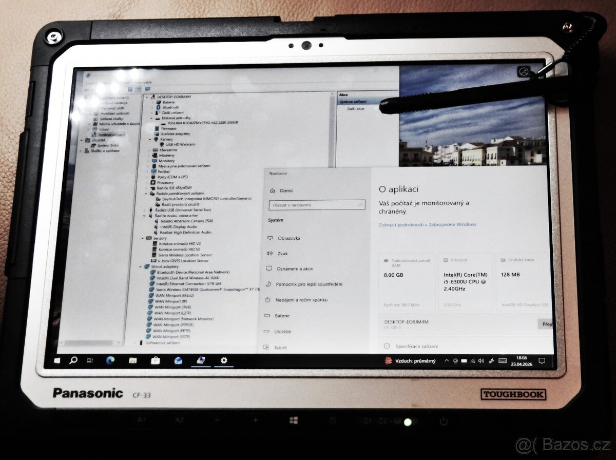 12" Průmyslový tablet Panasonic CF-33 - 2
