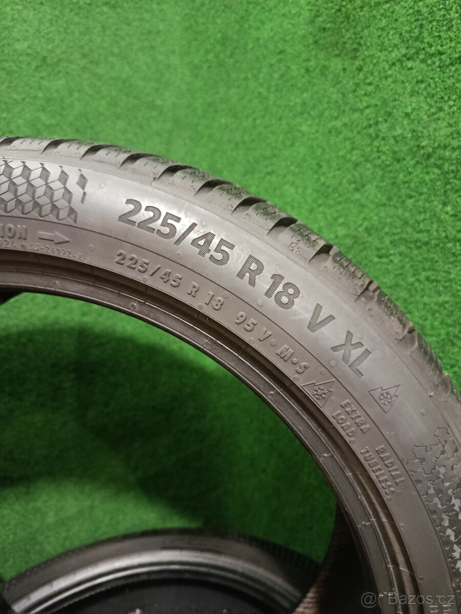 2ks zimni 225/45/18 continental - 2