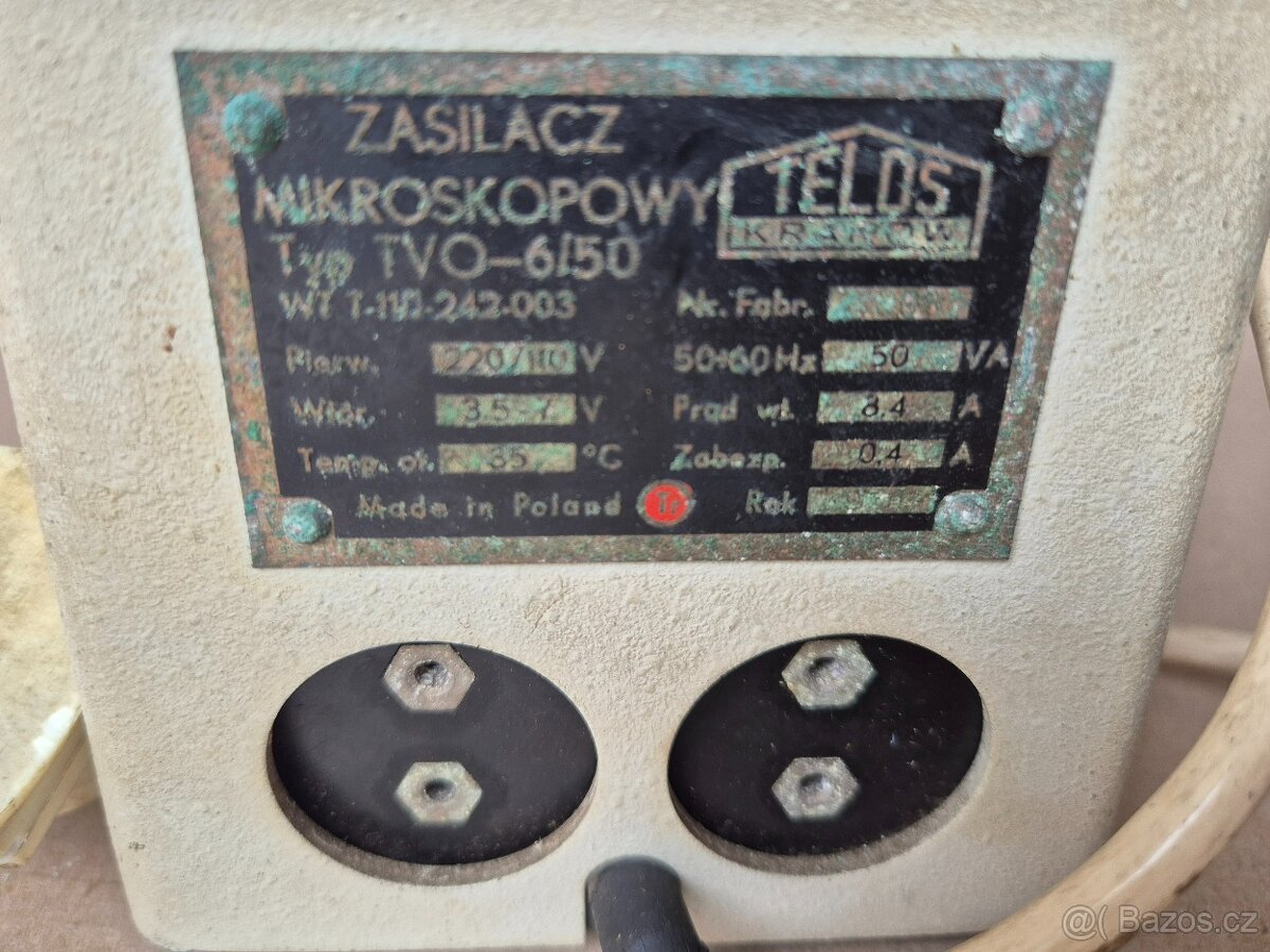 Trafo k mikroskopu - 2