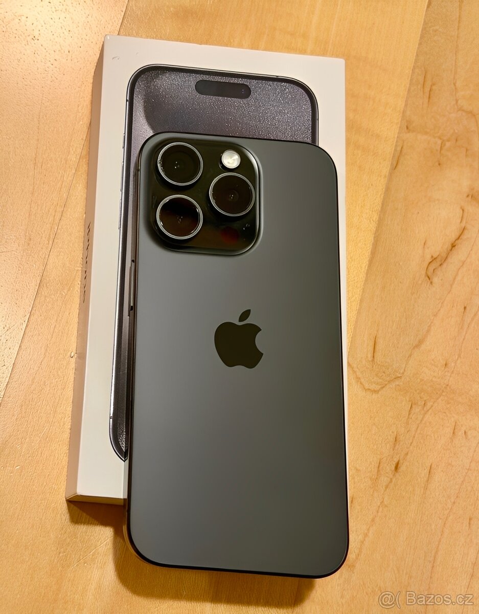 iPhone 15 Pro Black Titanium BATERIE 100% TOP - 2