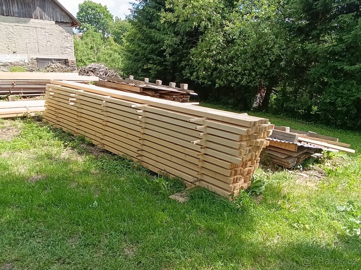Střešní latě 6x4 - 2