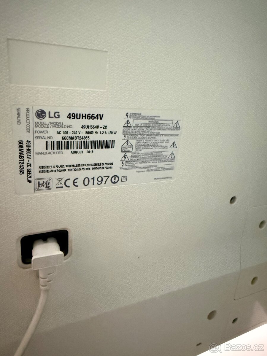 Televize LG 49palců 123cm ulopricka - 2