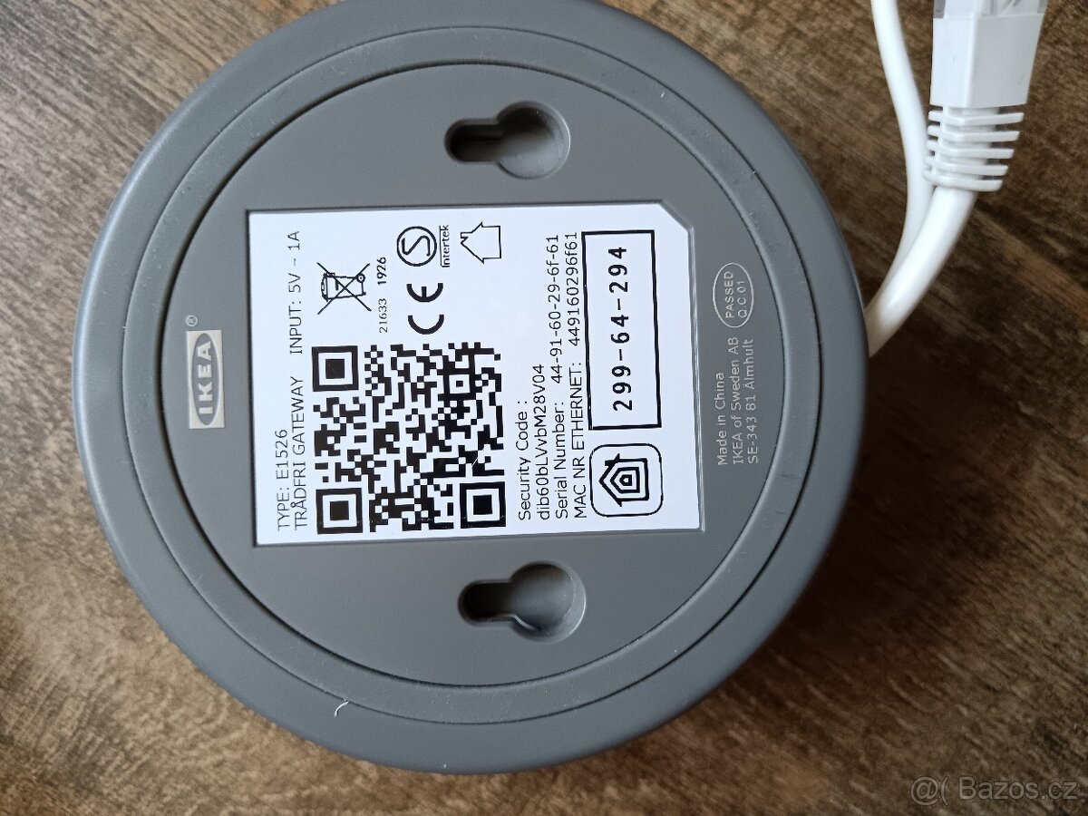 IKEA TRÅDFRI Gateway + Zigbee opakovač + STYRBAR ovladač - 2