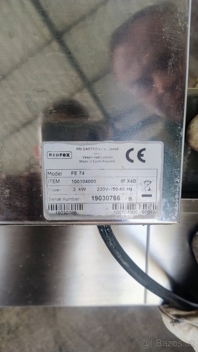 Elektrická fritéza Redfox FE74 GASTRO - 2