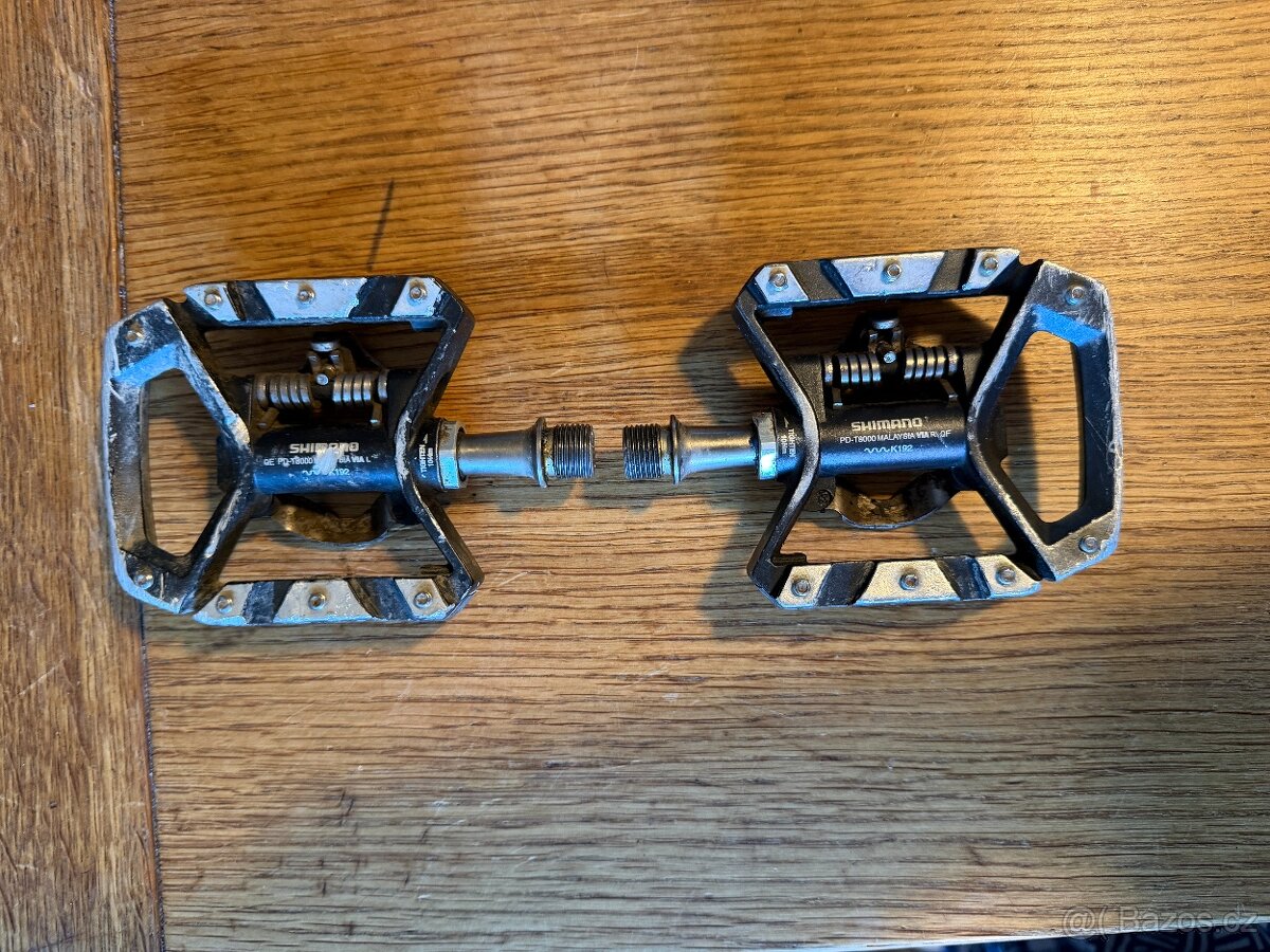 Pedály Shimano XT PD-T8000, spd + platforma - 2