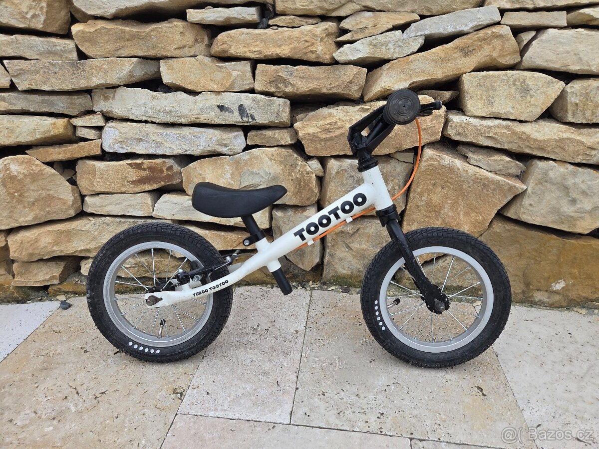 Yedoo TooToo – dětské odrážedlo 12", bílé - 2