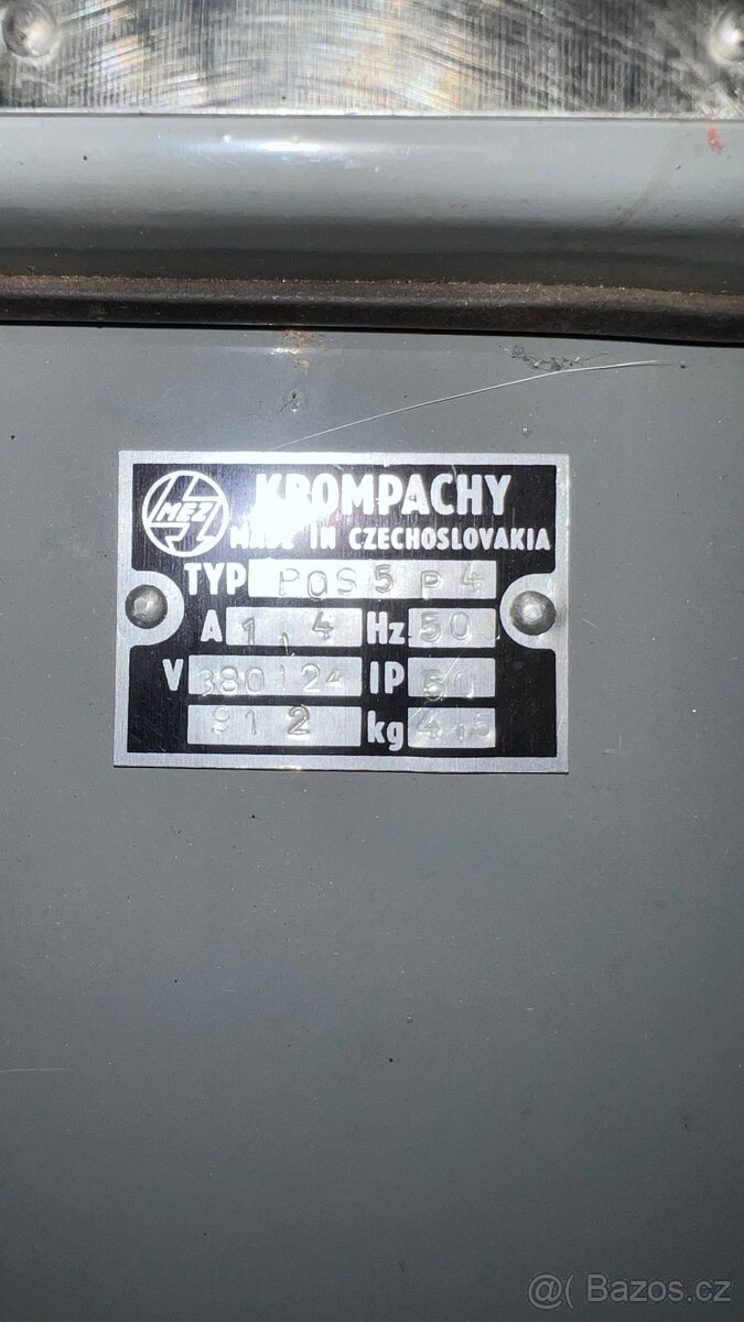 Elektromotor MEZ 550W s převodovkou - 2