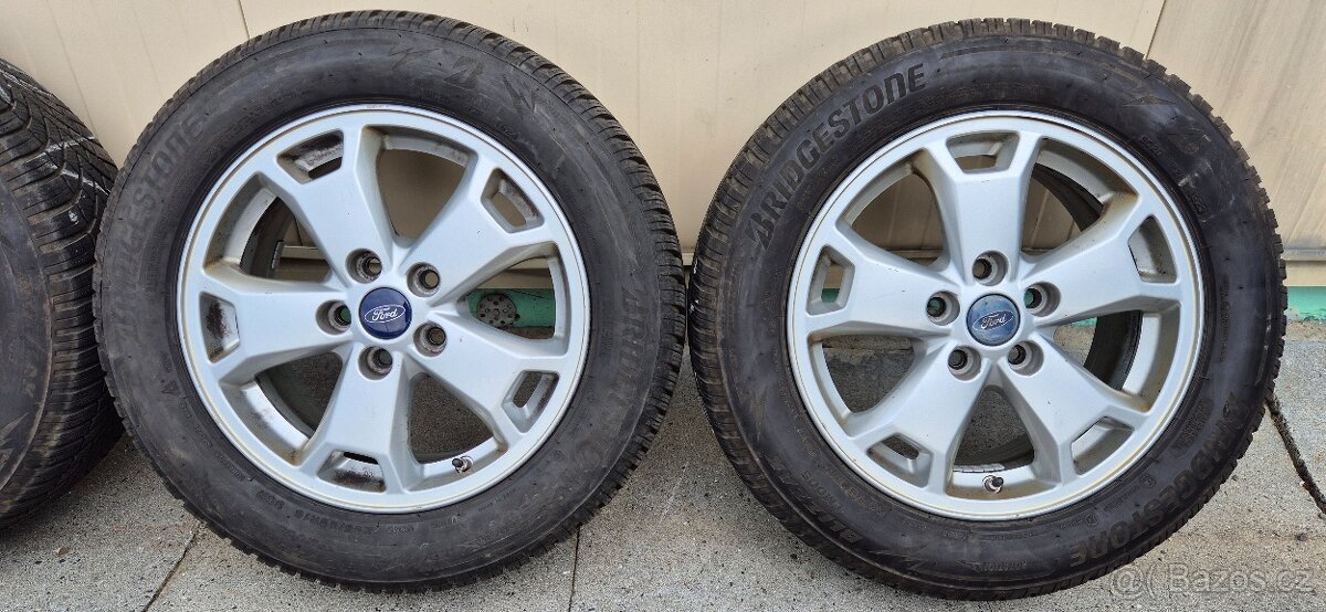 Alu kola originál Ford 5x108 6,5x16 ET50 205/60r16 zimní - 2