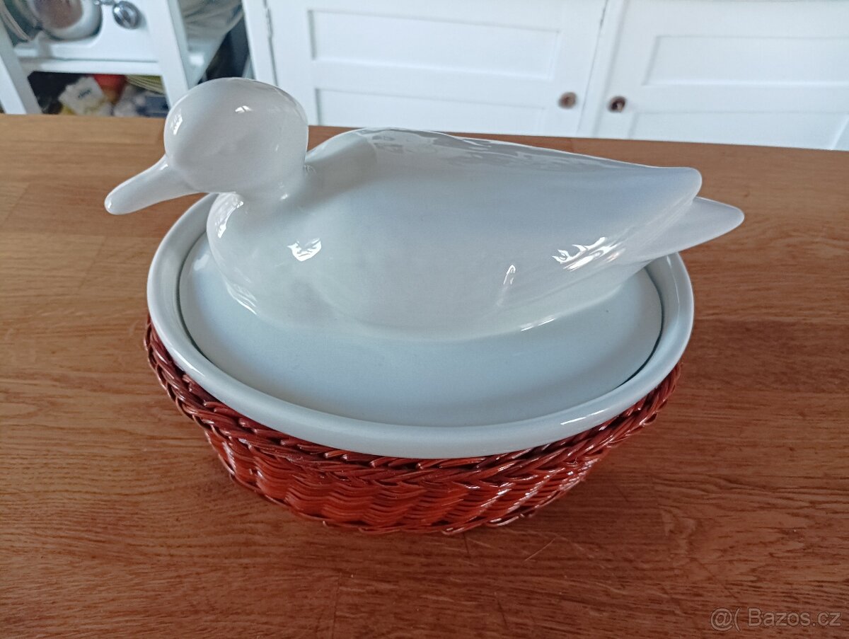 PORCELÁNOVÁ ZAPÉKACÍ TERINA KAČENKA FRANCIE - 2