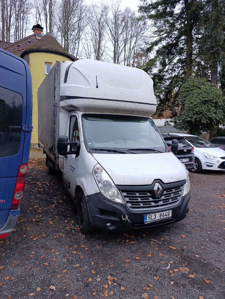 Renault Master 2.3 dCi 125k – valník plachta 2017 10 pal - 2