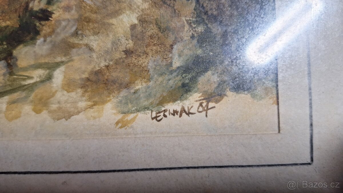 Obraz, signováno. - 2