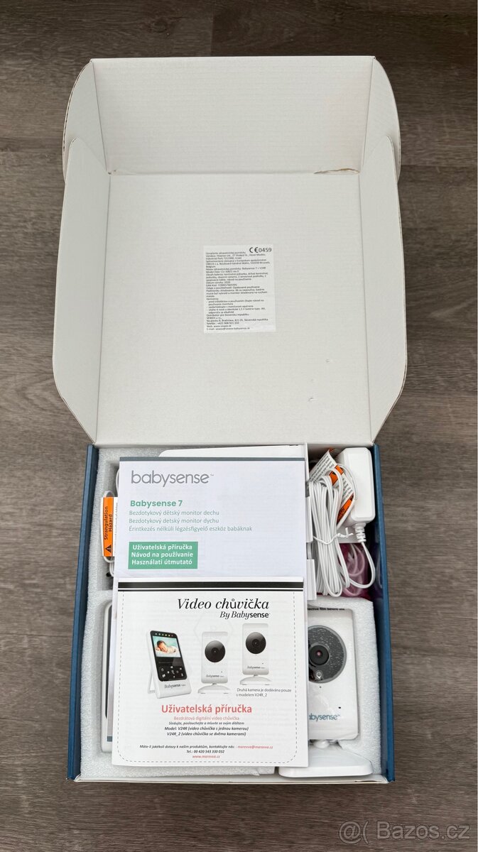 Babysense 7 - monitor dechu a videochůvička - 2